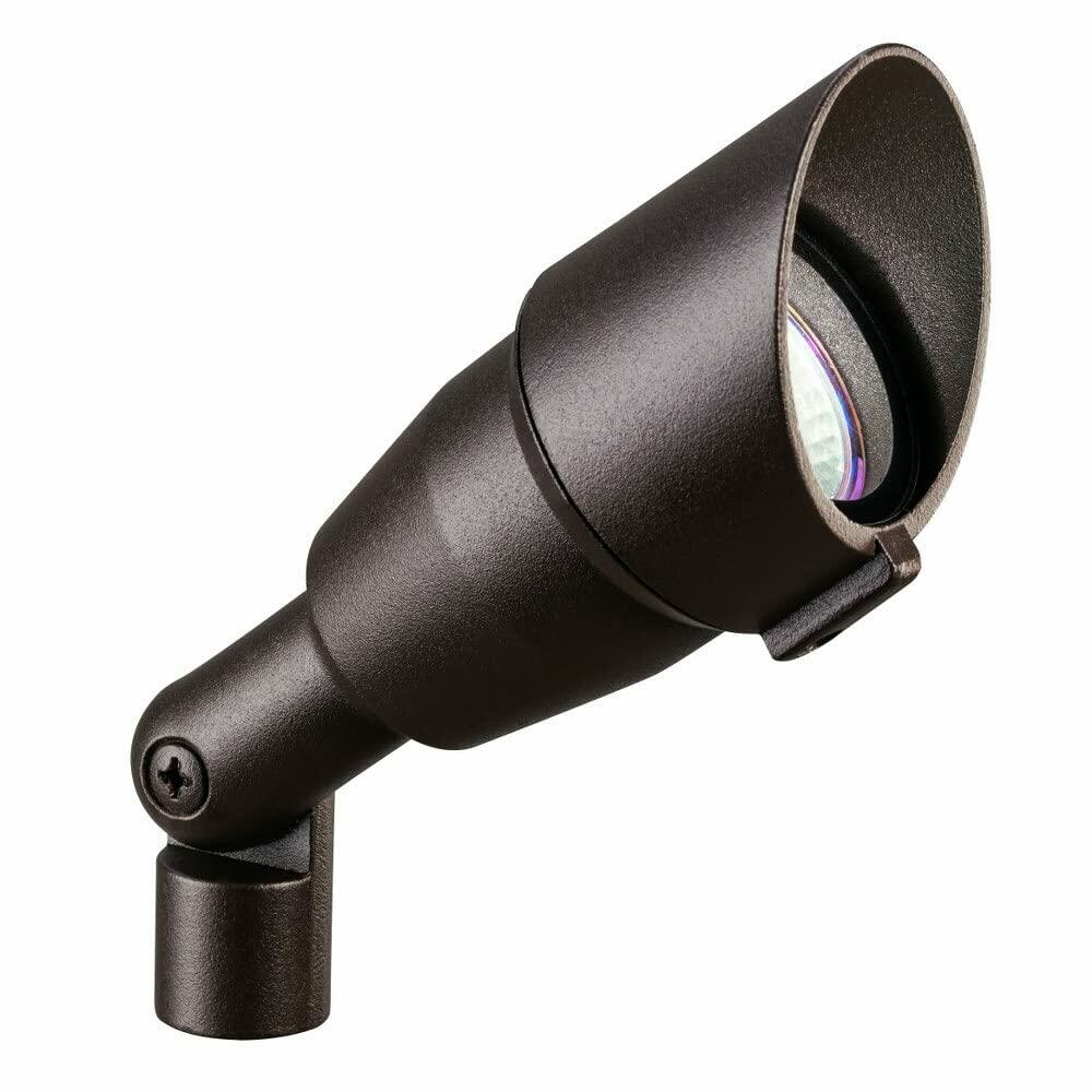 Kichler 7.5" Outdoor Accent Light in Textured Architectural Bronze, 12V LED