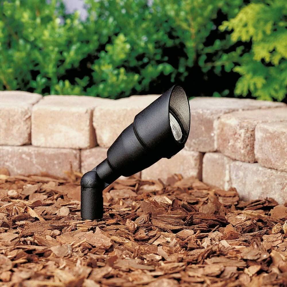 Kichler 7.5" Outdoor Accent Light in Textured Architectural Bronze, 12V LED