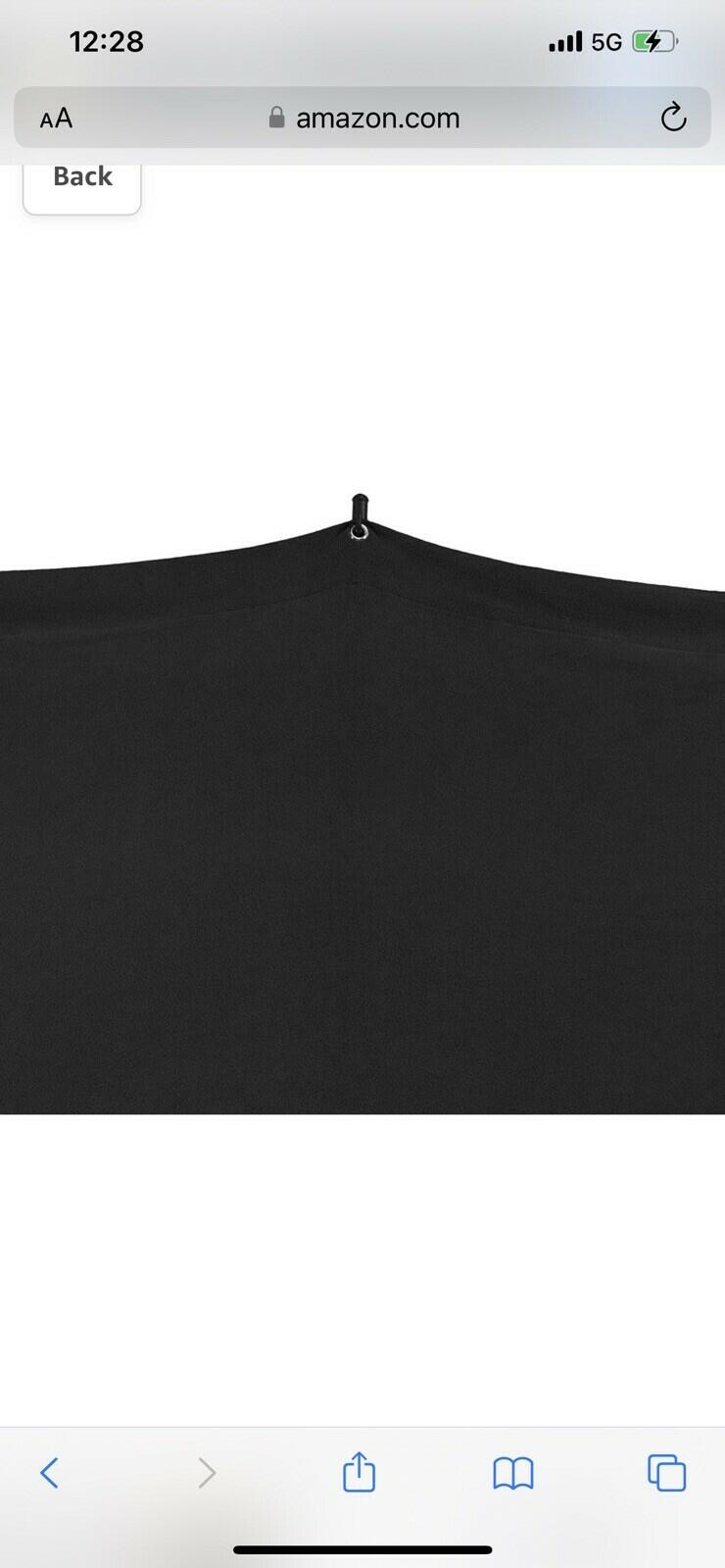 Universal 5' x 12' Travel Photo Video shoot Backdrop Kit White