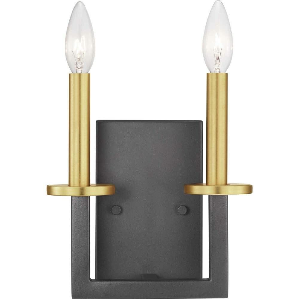 Progress Lighting P300214-143 Blakely Wall Brackets, Black, 9.38x8.25x8.25