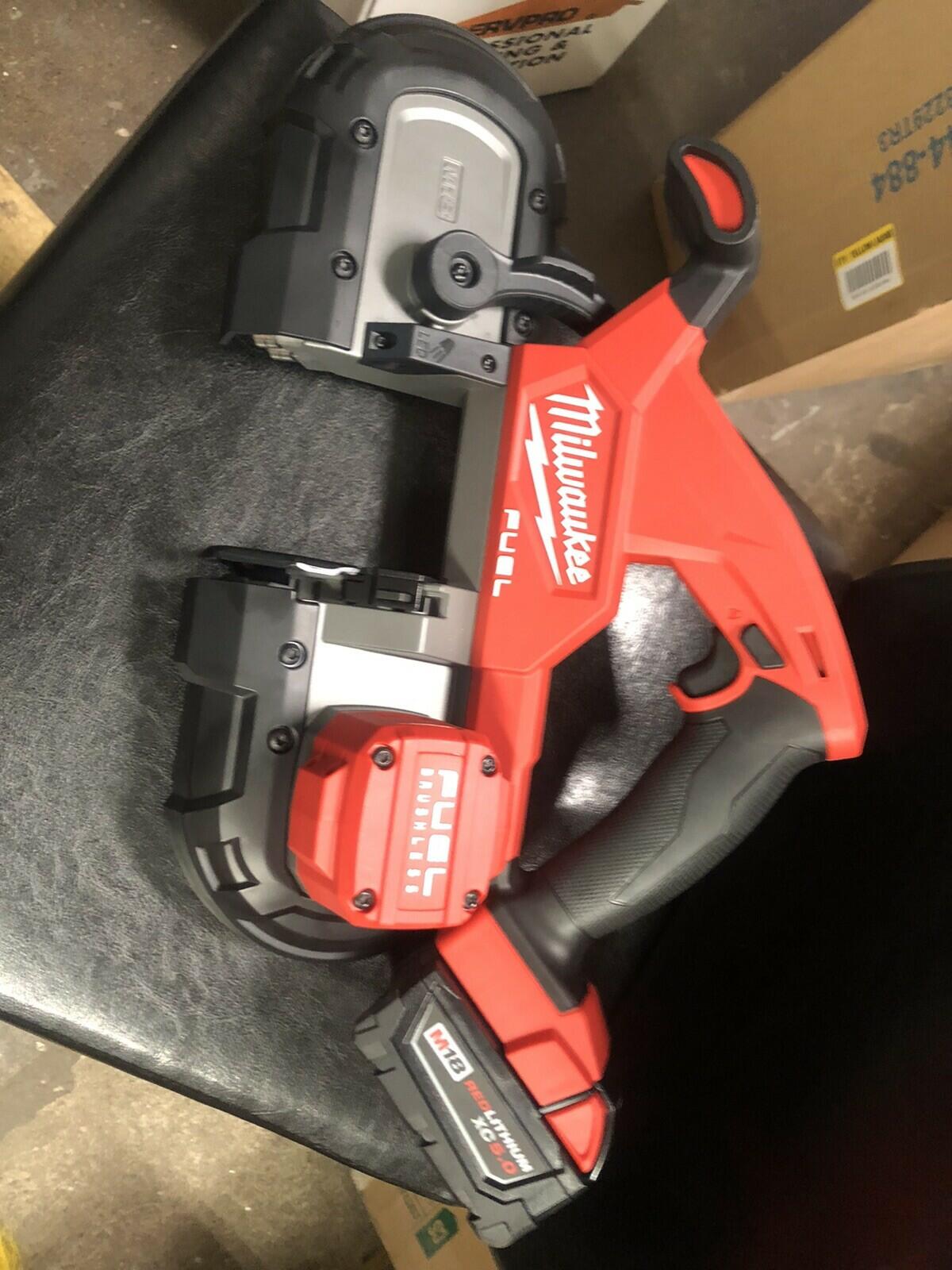 Milwaukee 2729-20 M18 FUEL Deep Cut Band Saw - w Battery M18 XC 5.0