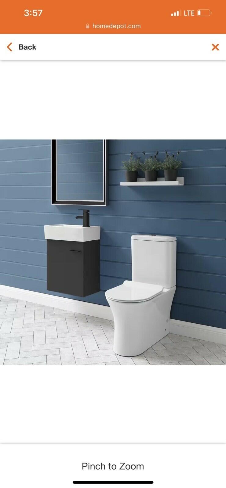 Swiss Madison Calice 0.8/1.28 GPF Dual Flush Tank Only , White