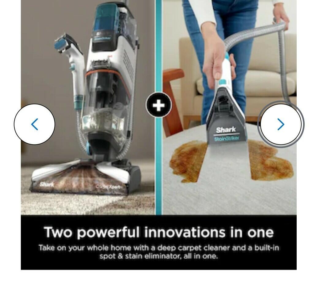 Shark - CarpetXpert with Stainstriker Technology Corded Upright Deep Carpet a...