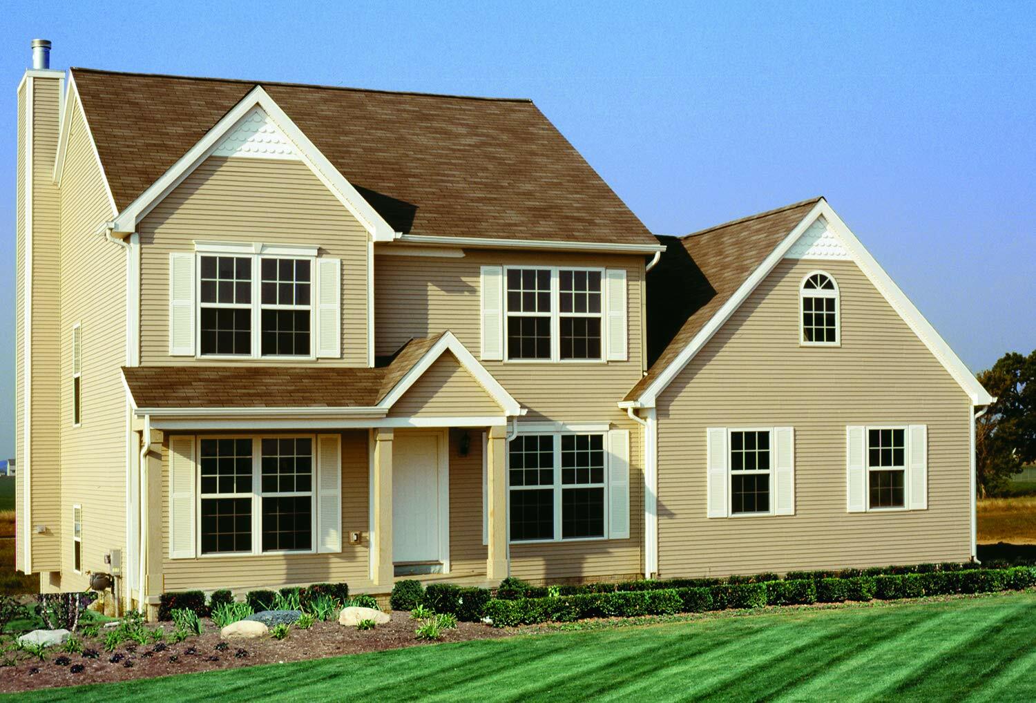Builders Edge 14.5 in. W x 43 in. H Builders Edge, Standard Cathedral Top Center
