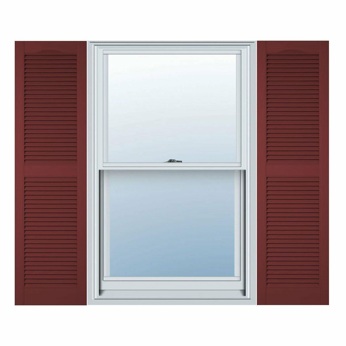 Open Louver Vinyl Shutters