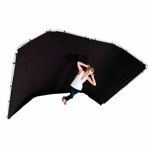 Lastolite LL LB7621 13-Feet Panoramic Background Black 4M