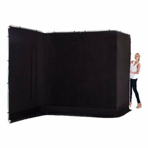 Lastolite LL LB7621 13-Feet Panoramic Background Black 4M