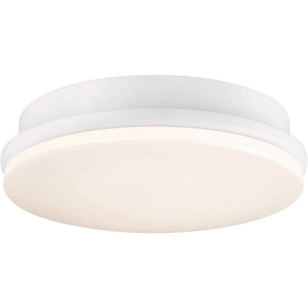 Kute LED Ceiling Fan Light Kit - Matte White 5.51 inch