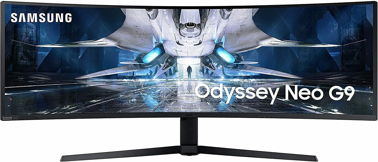 SAMSUNG 49" Odyssey Neo G9 Series G95NA 4K UHD Curved Gaming Monitor, 240Hz,