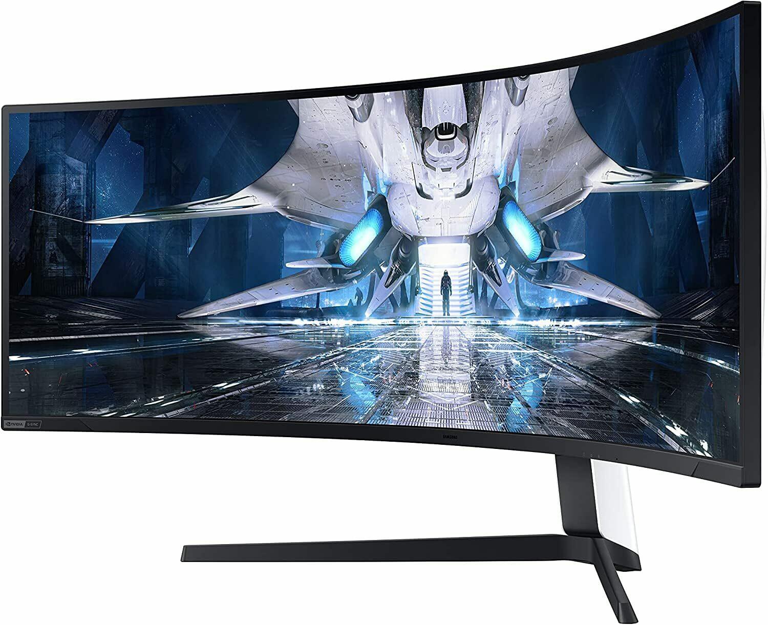 SAMSUNG 49" Odyssey Neo G9 Series G95NA 4K UHD Curved Gaming Monitor, 240Hz,