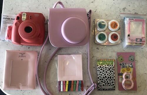 Instax mini 8 camera and accessories - preowned
