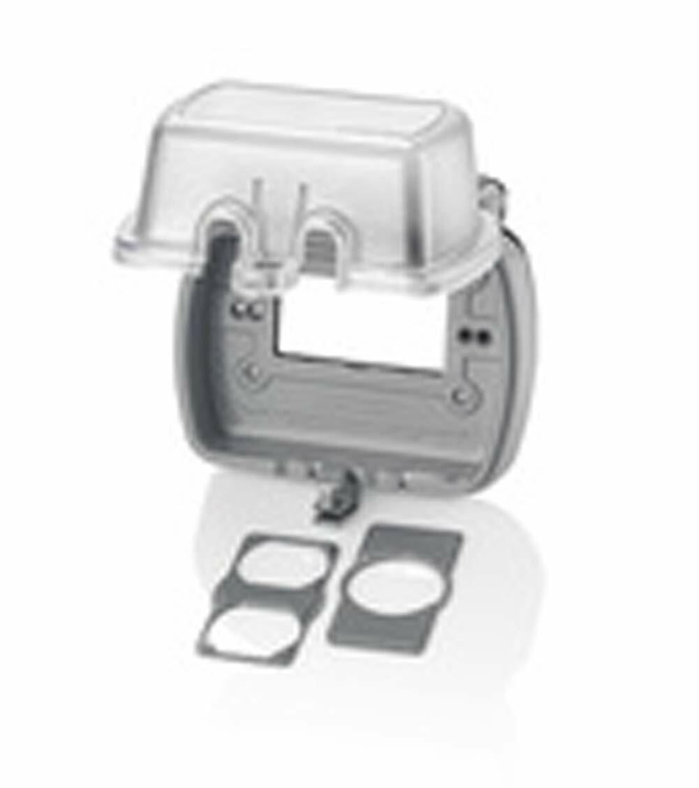 Leviton 5981-UCL While-in-Use Cover for GFCI/Decora Duplex and Single Outlet, Horizontal, Clear