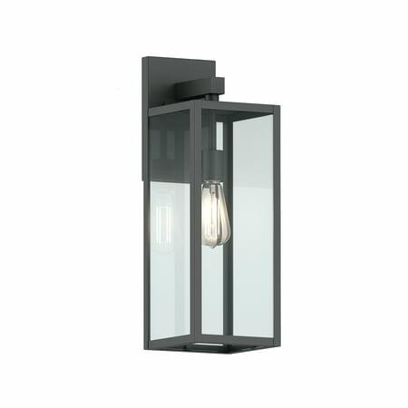 Faymart  Hukoro 20  Matte Black Outdoor Wall Light Wall Mount Outdoor Lighting