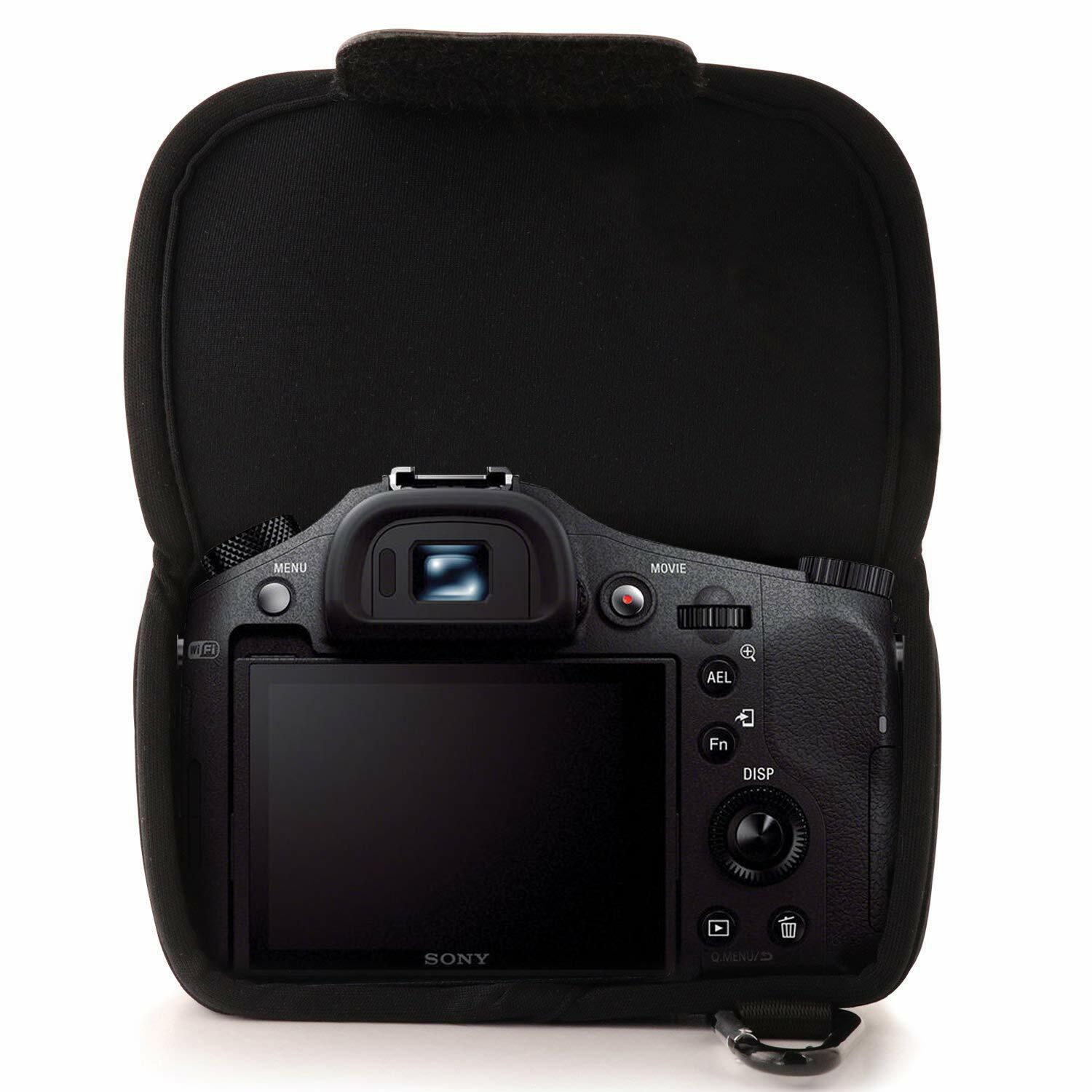 MegaGear ''Ultra Light'' Neoprene Camera Case Bag with Carabiner for Sony