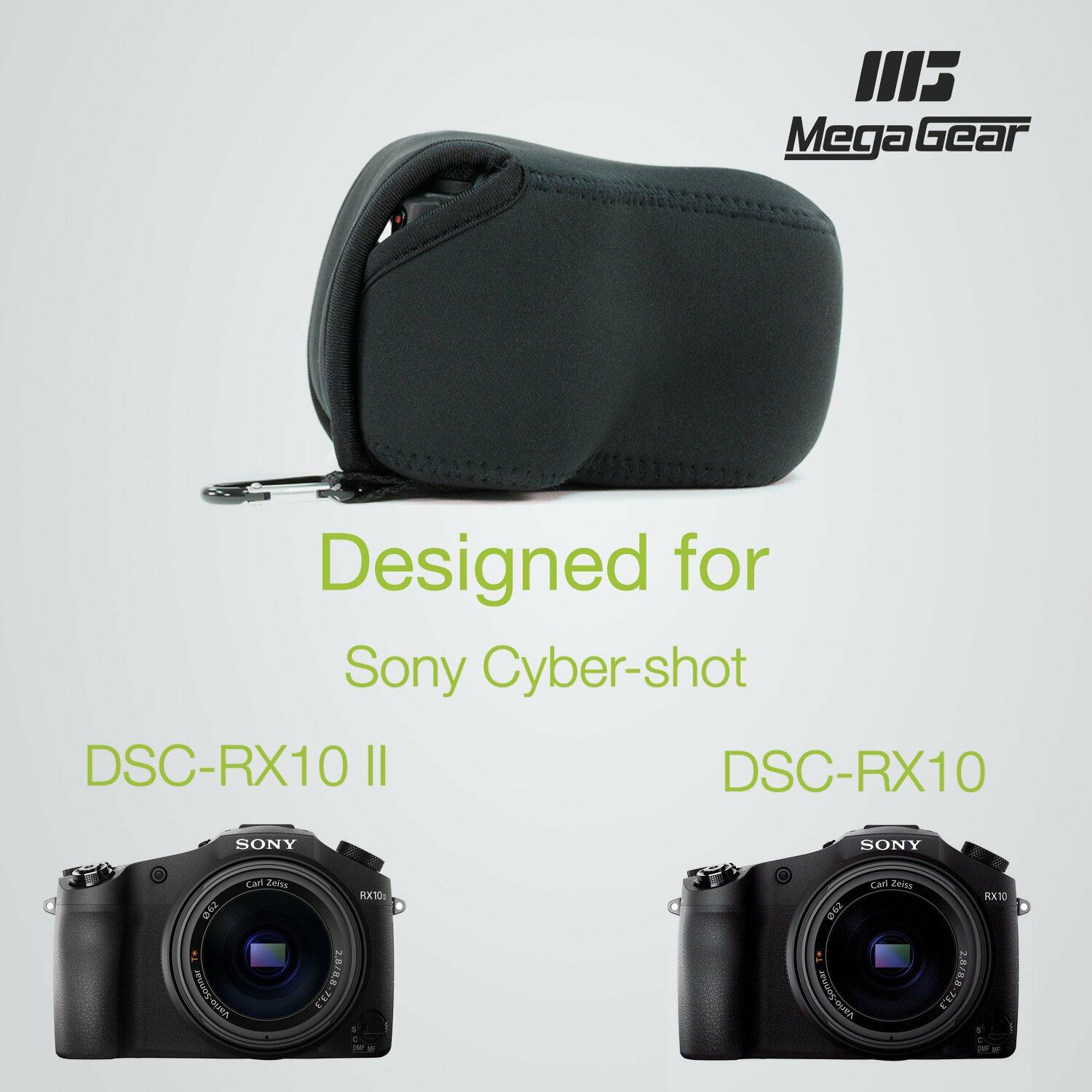 MegaGear ''Ultra Light'' Neoprene Camera Case Bag with Carabiner for Sony