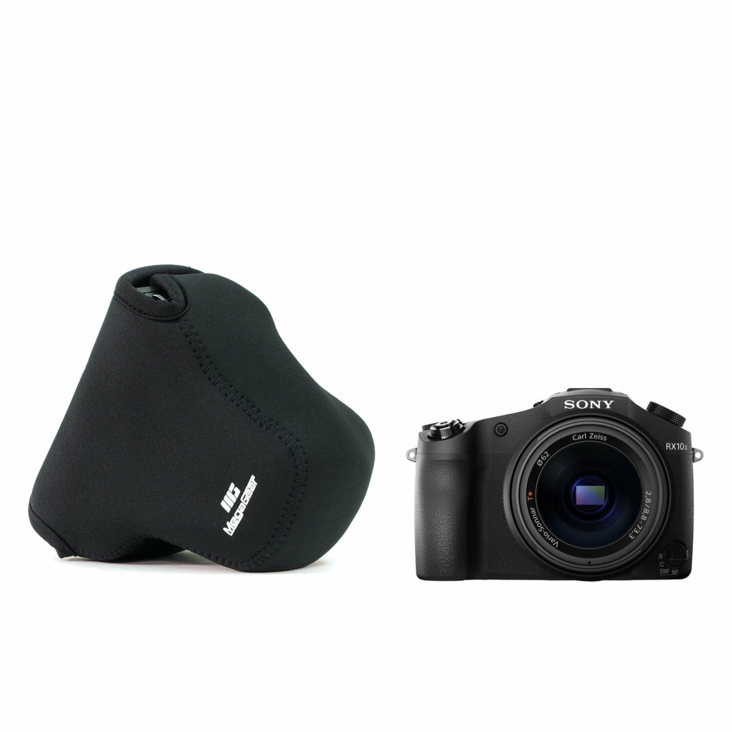 MegaGear ''Ultra Light'' Neoprene Camera Case Bag with Carabiner for Sony