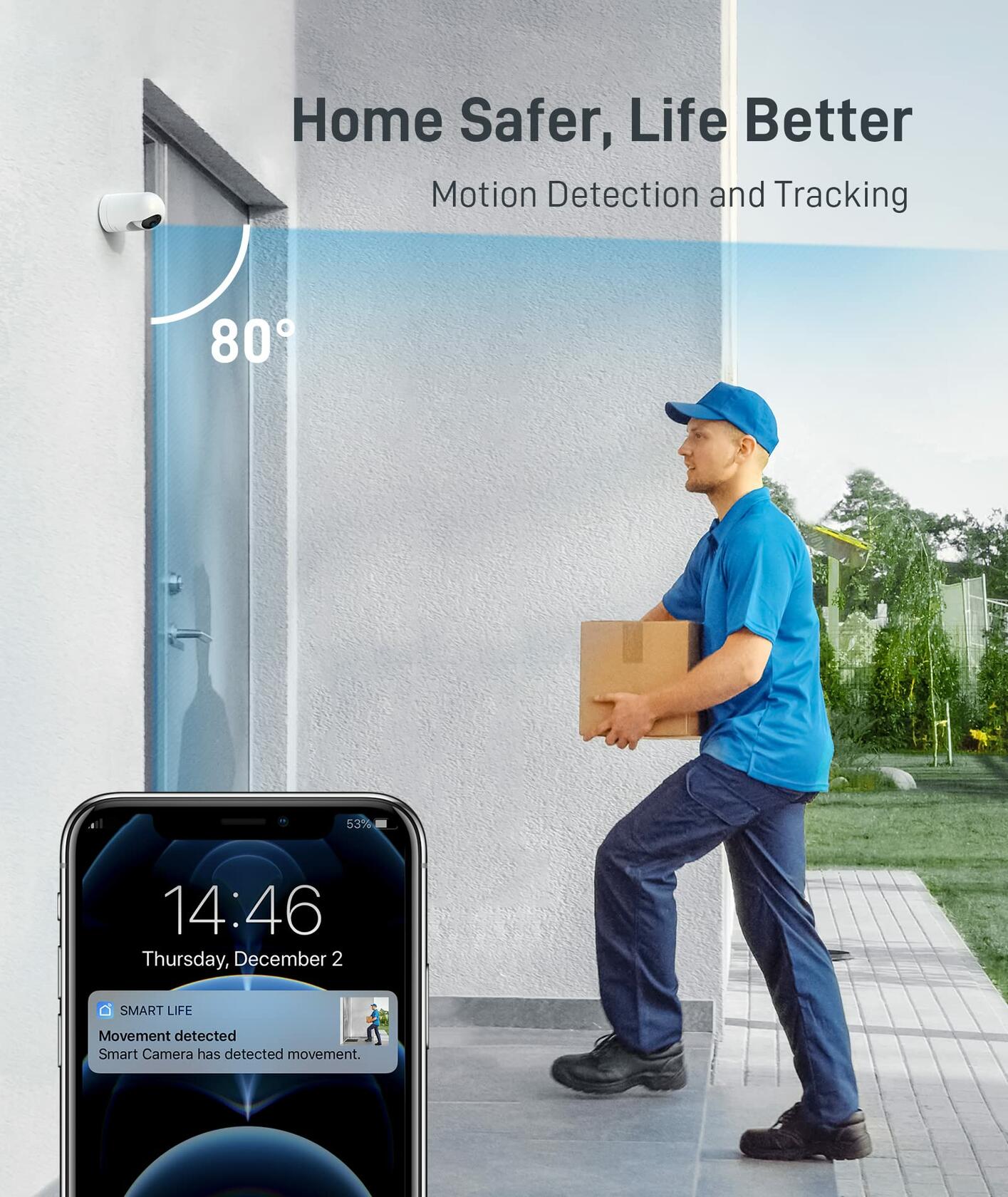 KONNEK STEIN 1080P Security Camera(2.4G Only), Baby Monitor 360-Degree for Home