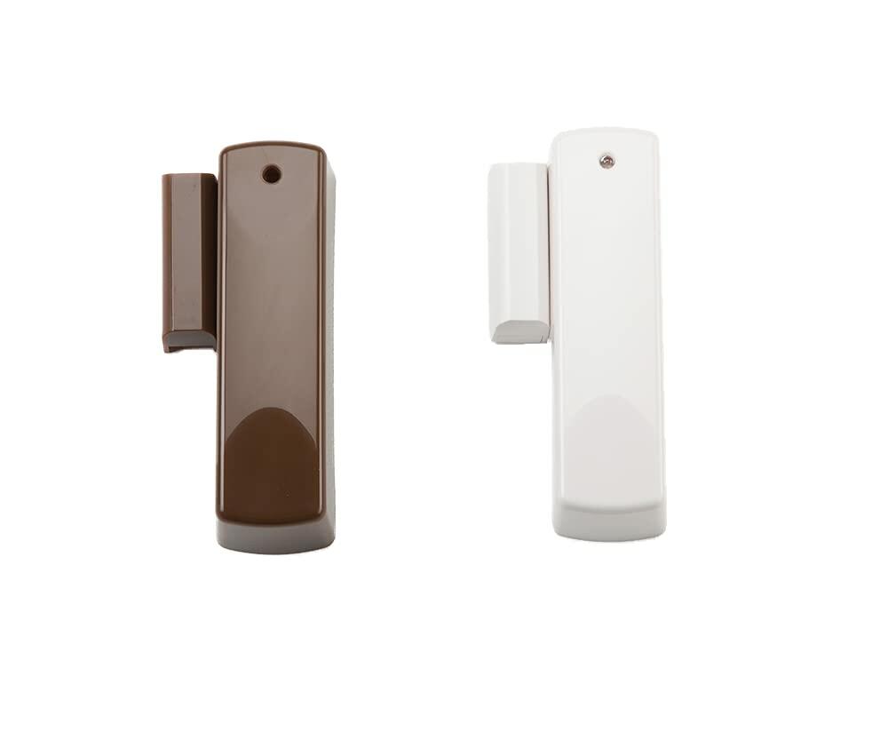 Z-wave Plus Rare Earth Magnets Door & Window Sensor, White & Brown