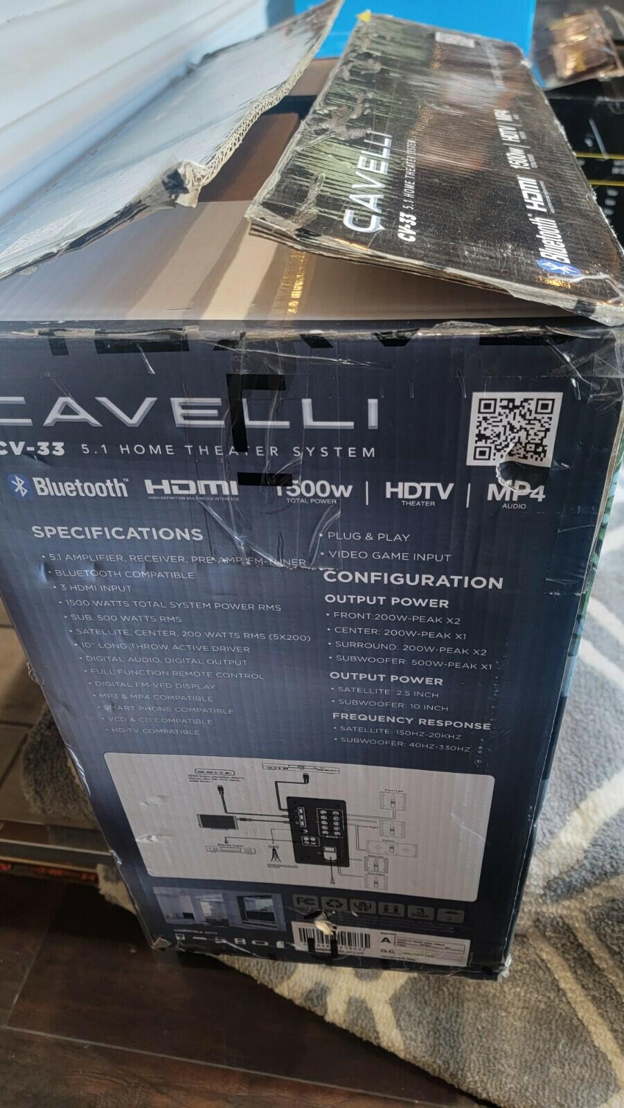 Cavelli Cv-33 Home Theater