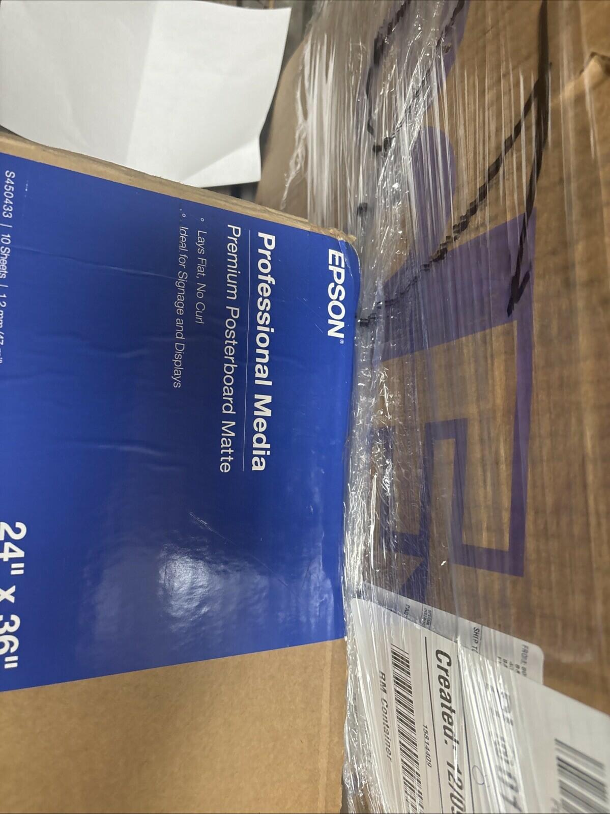 Epson Enhanced Matte Posterboard 24" x 36" 10-pack [S450433]