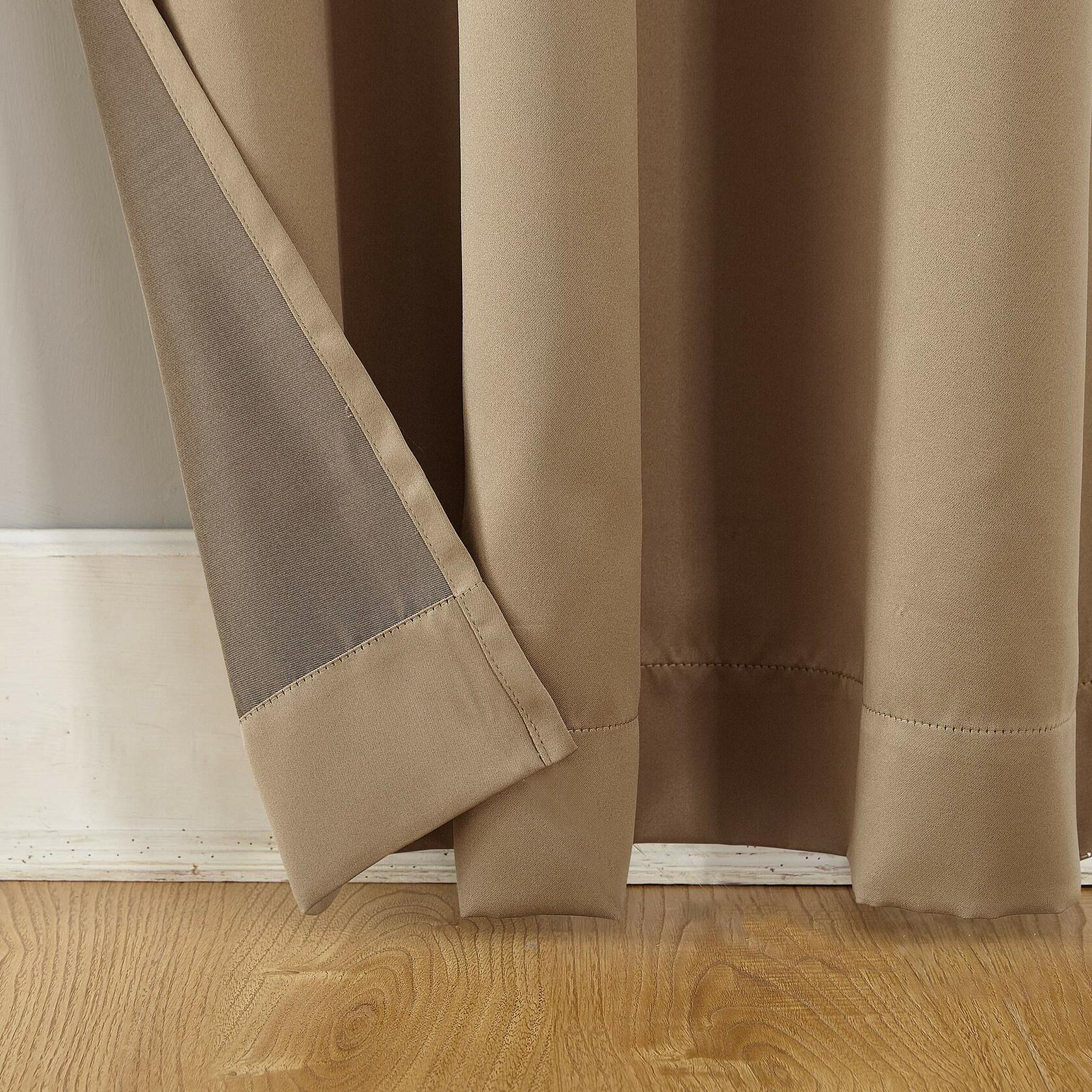 Sun Zero Barrow Energy Efficient Grommet Curtain Single Panel
