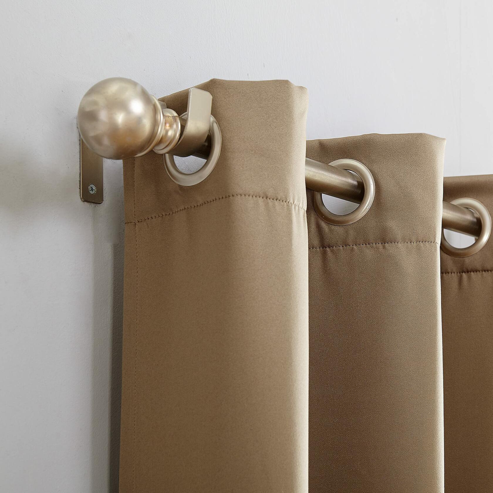 Sun Zero Barrow Energy Efficient Grommet Curtain Single Panel