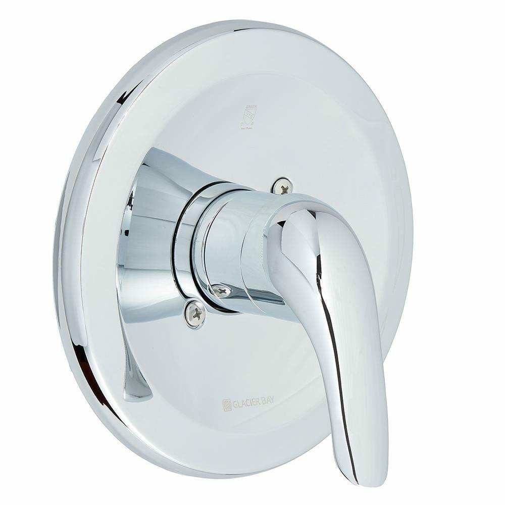 Glacier Bay 1-Handle Valve Trim Kit in Chrome (Valve Not Included), Grey
