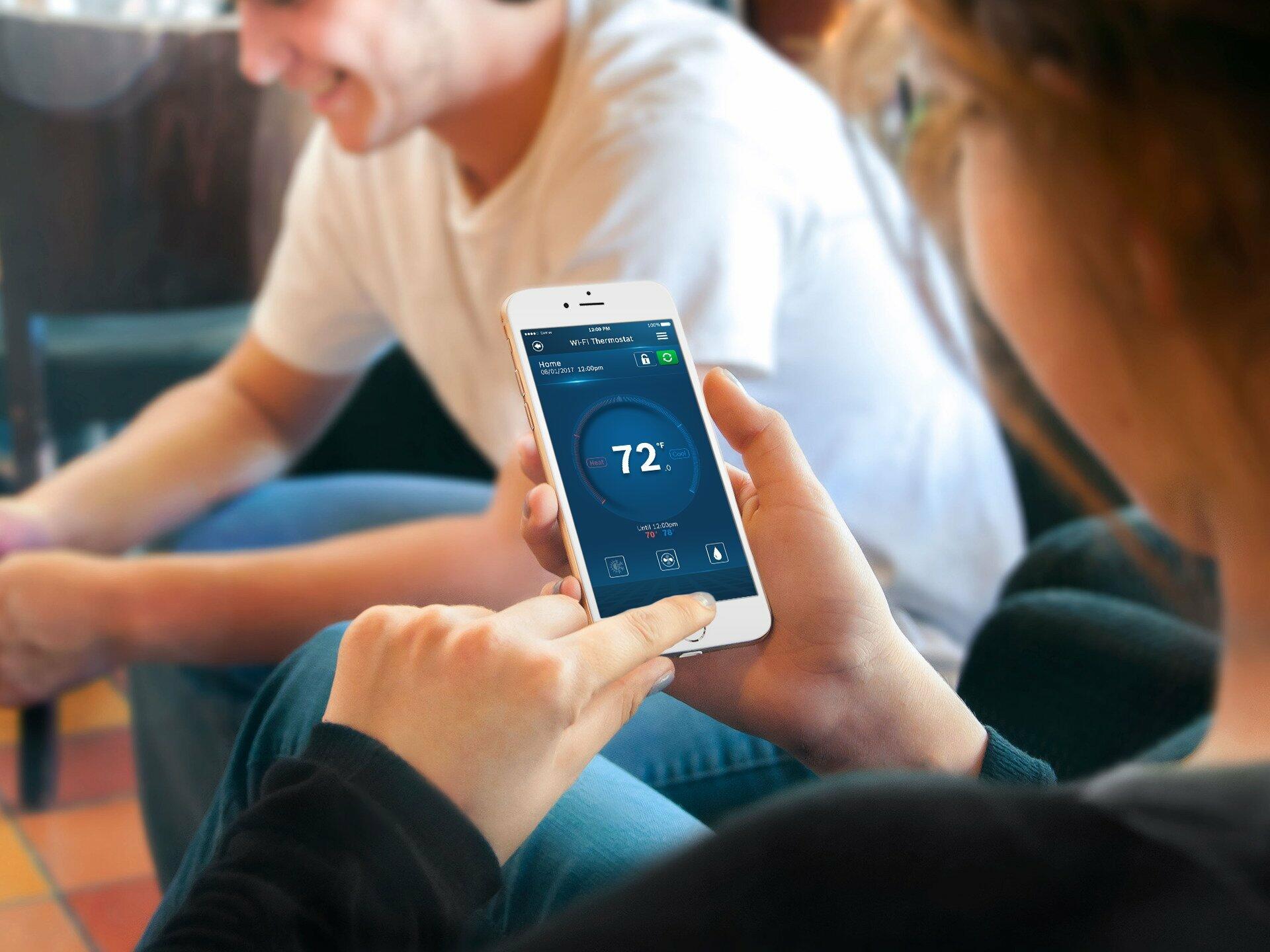 Bosch BCC100 Connected Control Smart Phone Wi-Fi Thermostat - Works with Alexa -