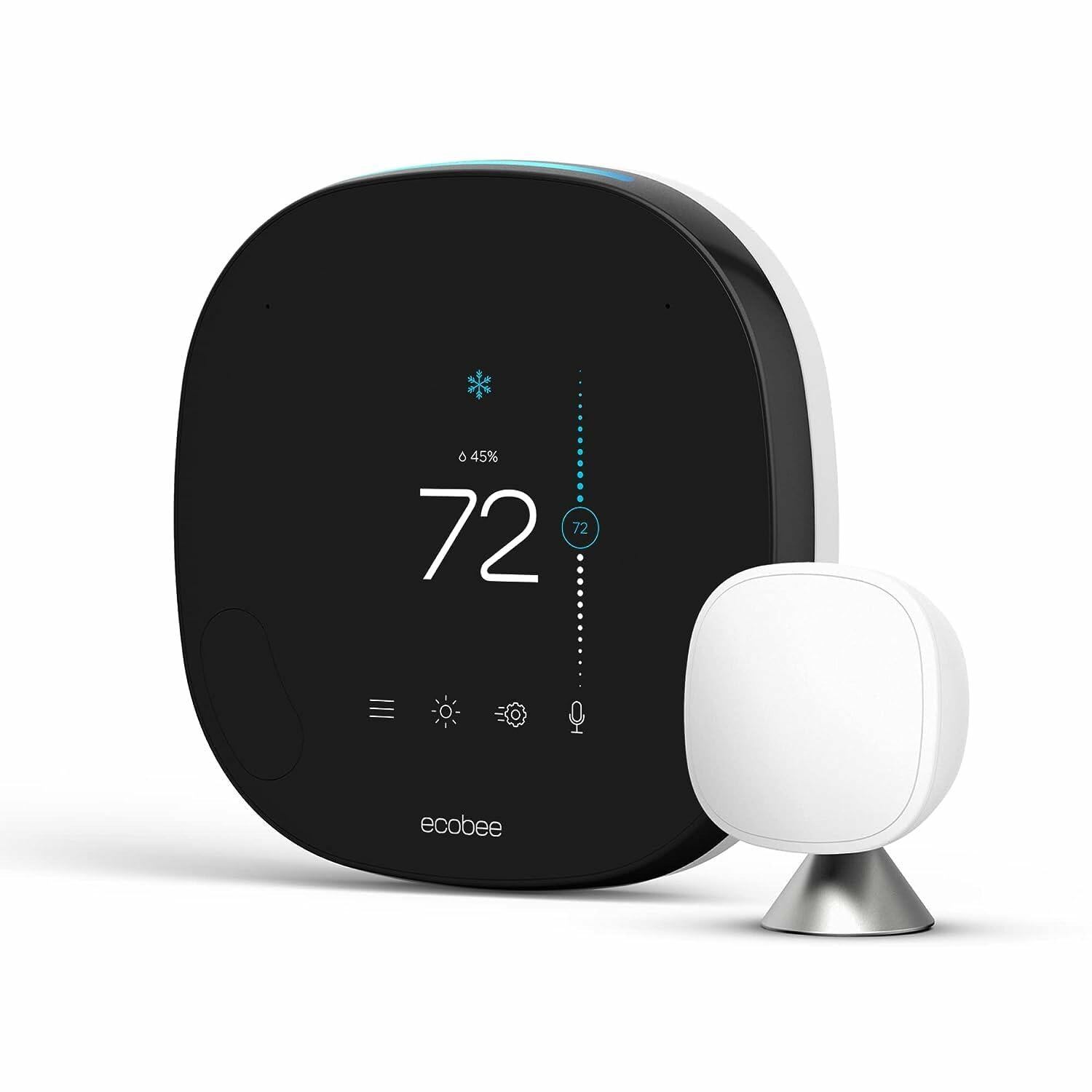 ecobee SmartThermostat with Voice Control - Programmable Wifi Thermostat - Works