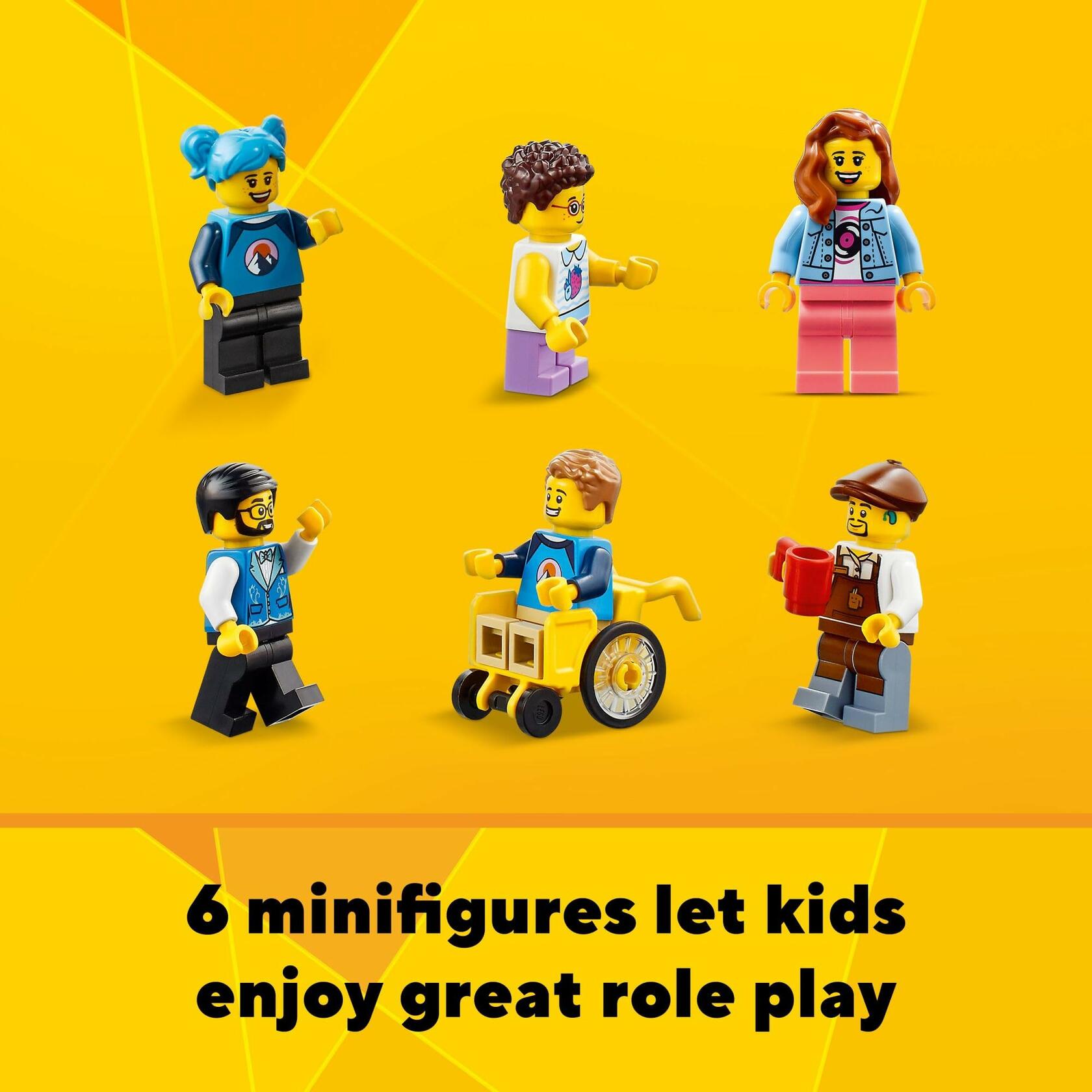 LEGO Creator Main Street 31141 Building Toy Set, 3 in 1 Toy City Art