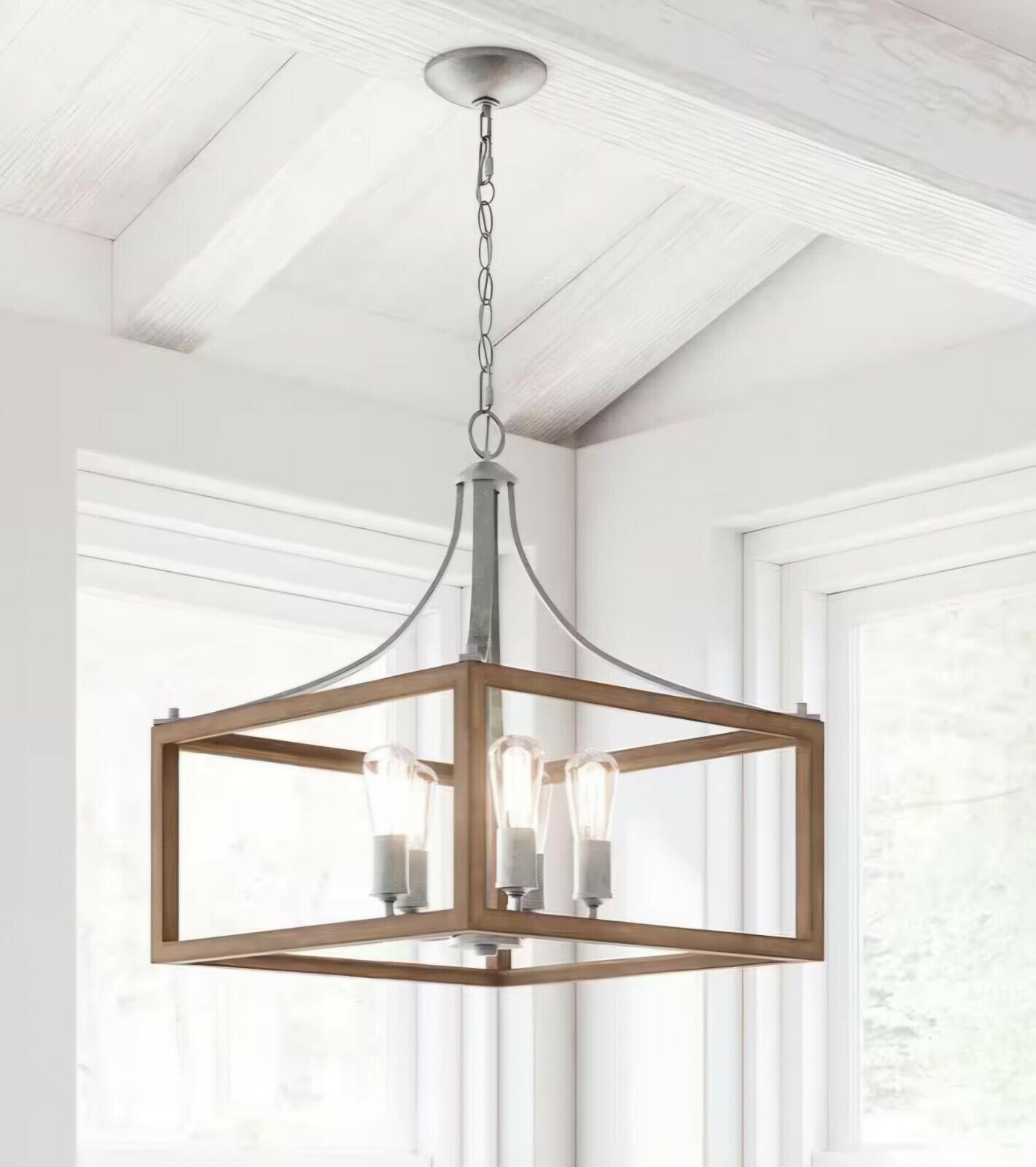 Home Decorators Collection 7949HDCGLDI BoswellQuarter 5-Light Galvanized Pendant