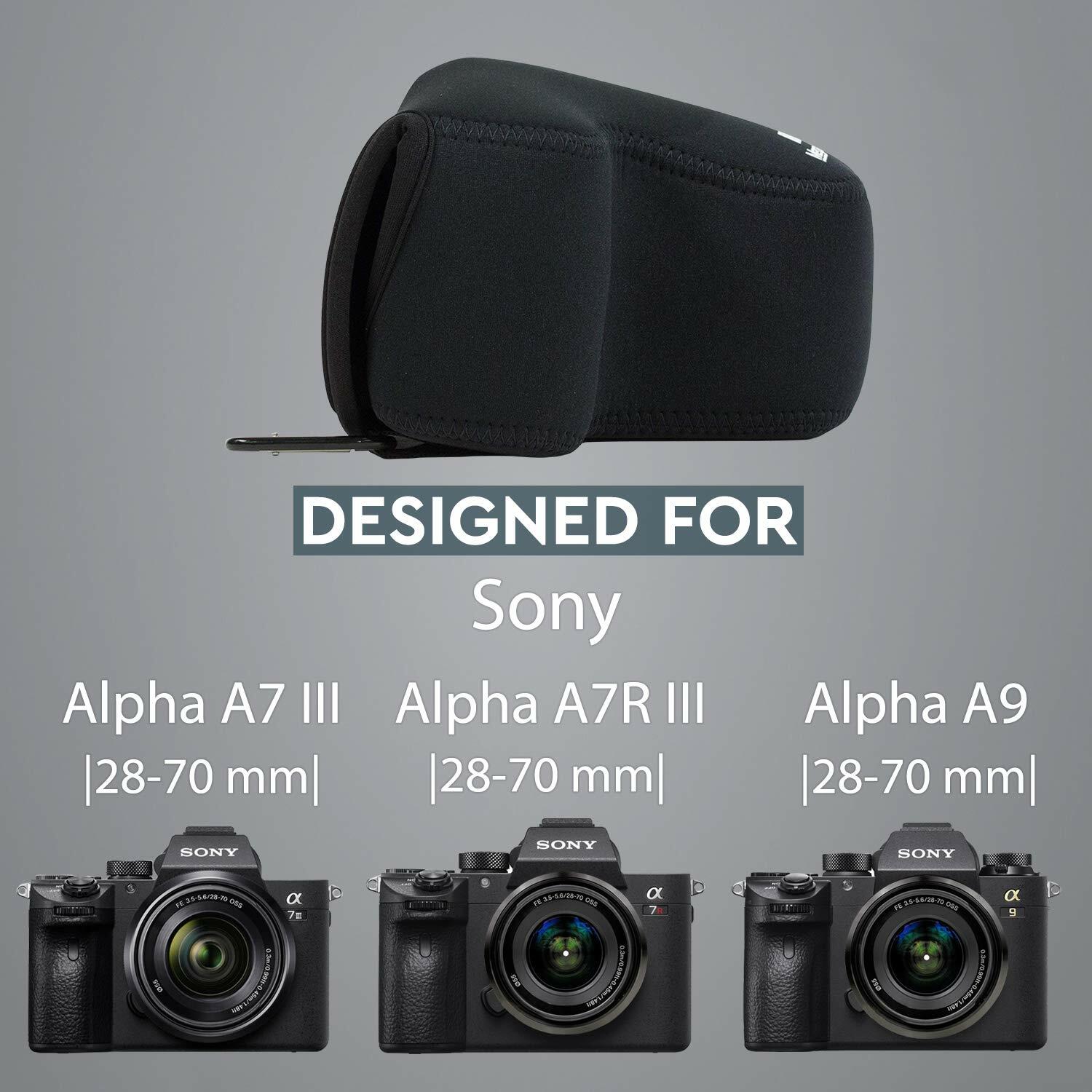 MegaGear MG1568 Ultra Light Neoprene Camera Case Compatible with Sony Alpha A7