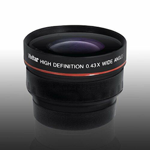 Vivitará 4358W 0.43X 58mm Wide Angle Lens,Black