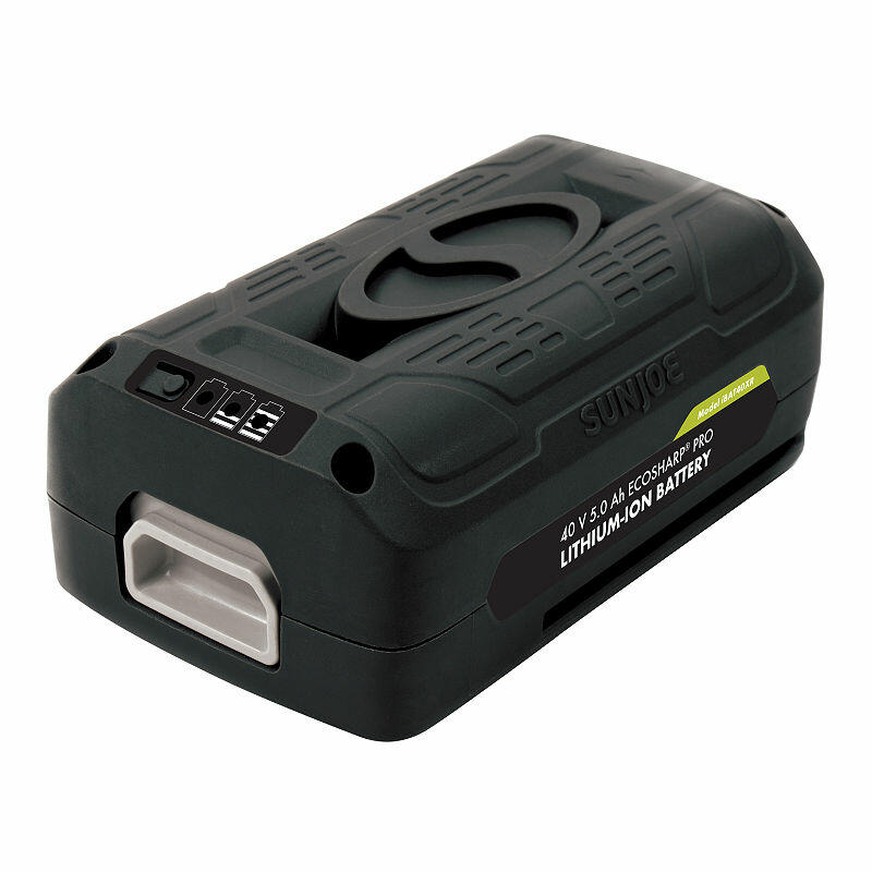 Snow Joe + Sun Joe iONMAX iBAT40XR EcoSharp® Pro Lithium-Ion Battery  40 Volt  5.0 Ah