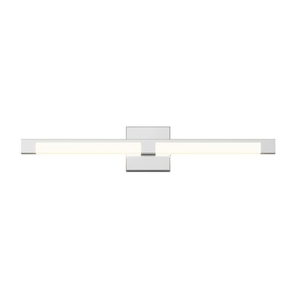 Artika Tivoli 27 in. 1-Light Chrome LED Modern Bath Vanity Light Bar for