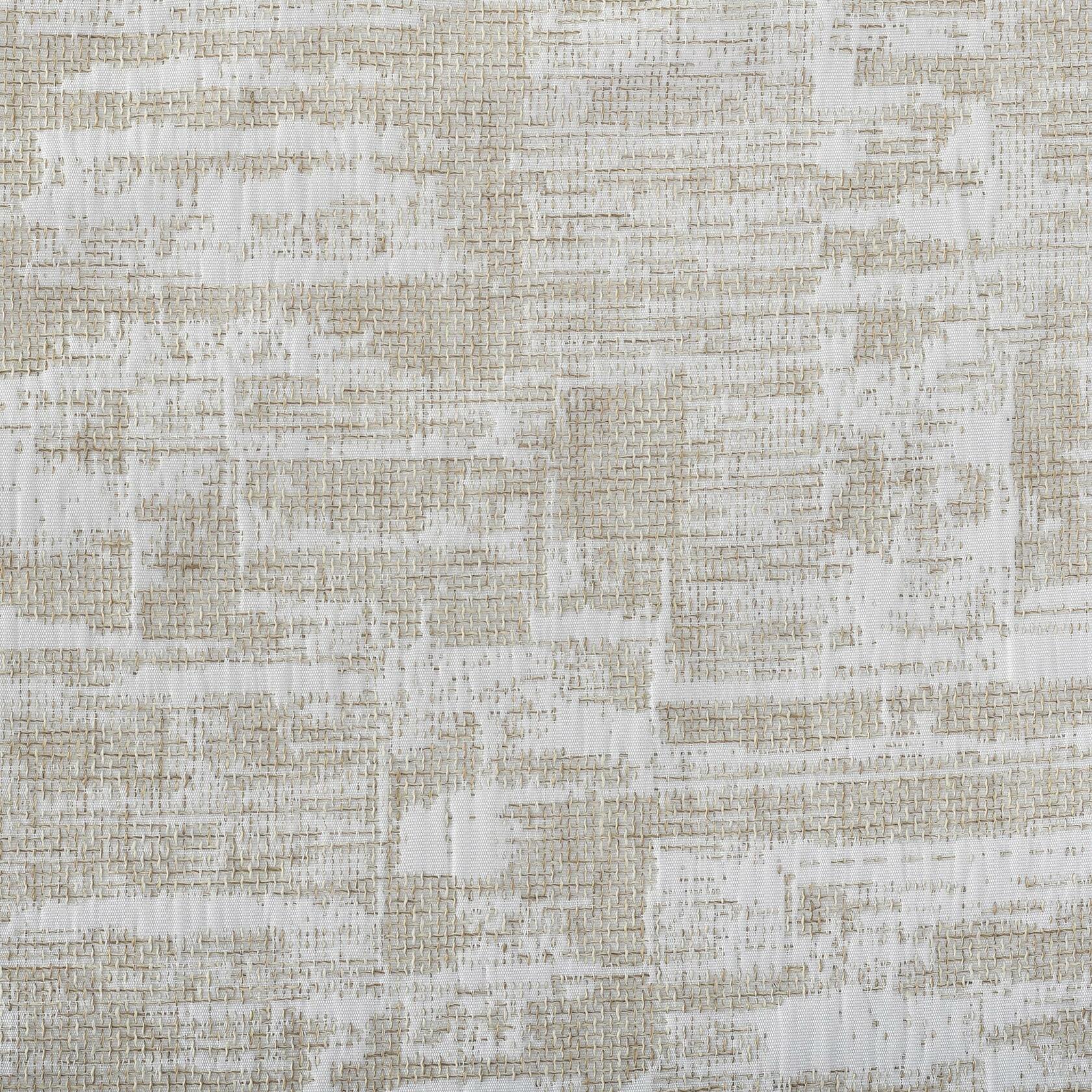 Sun Zero Parrish Distressed Grid Thermal Extreme Total Blackout Grommet Curtain Panel, 40" x 84", Stone