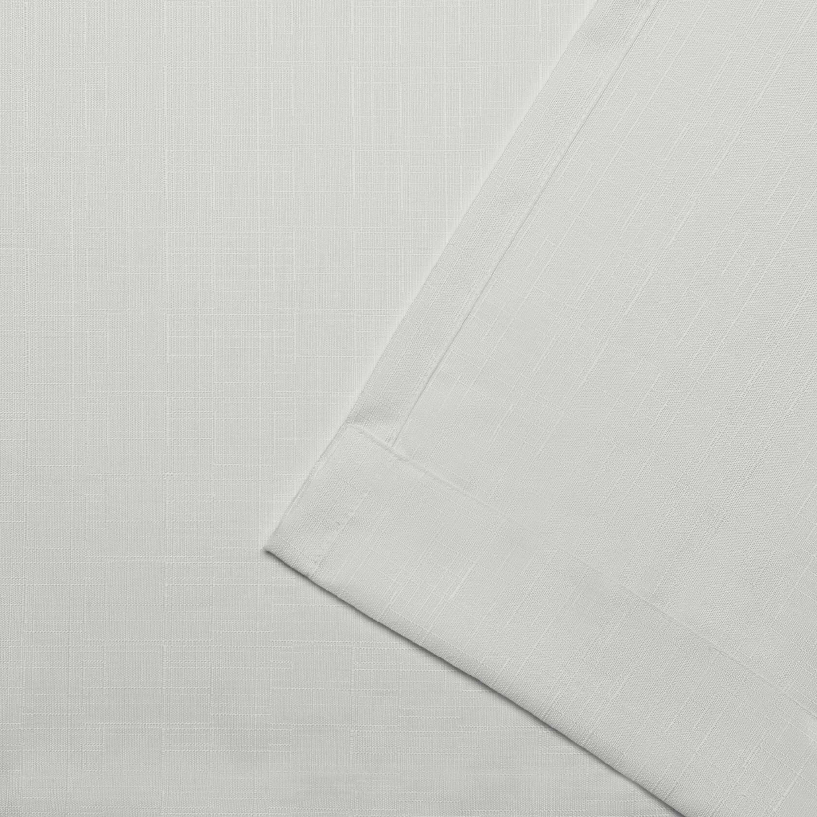 Exclusive Home Loha Linen Braided Tab Top Curtain Panel Pair, 54"x63", Winter