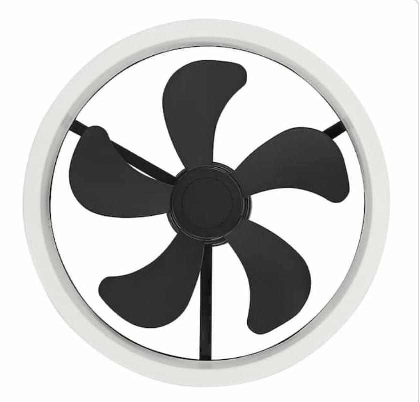 Home Decorators Dialstone 23 in. Integrated CCT LED Indoor/Outdoor Matte Black Ceiling Fan with Remote Control