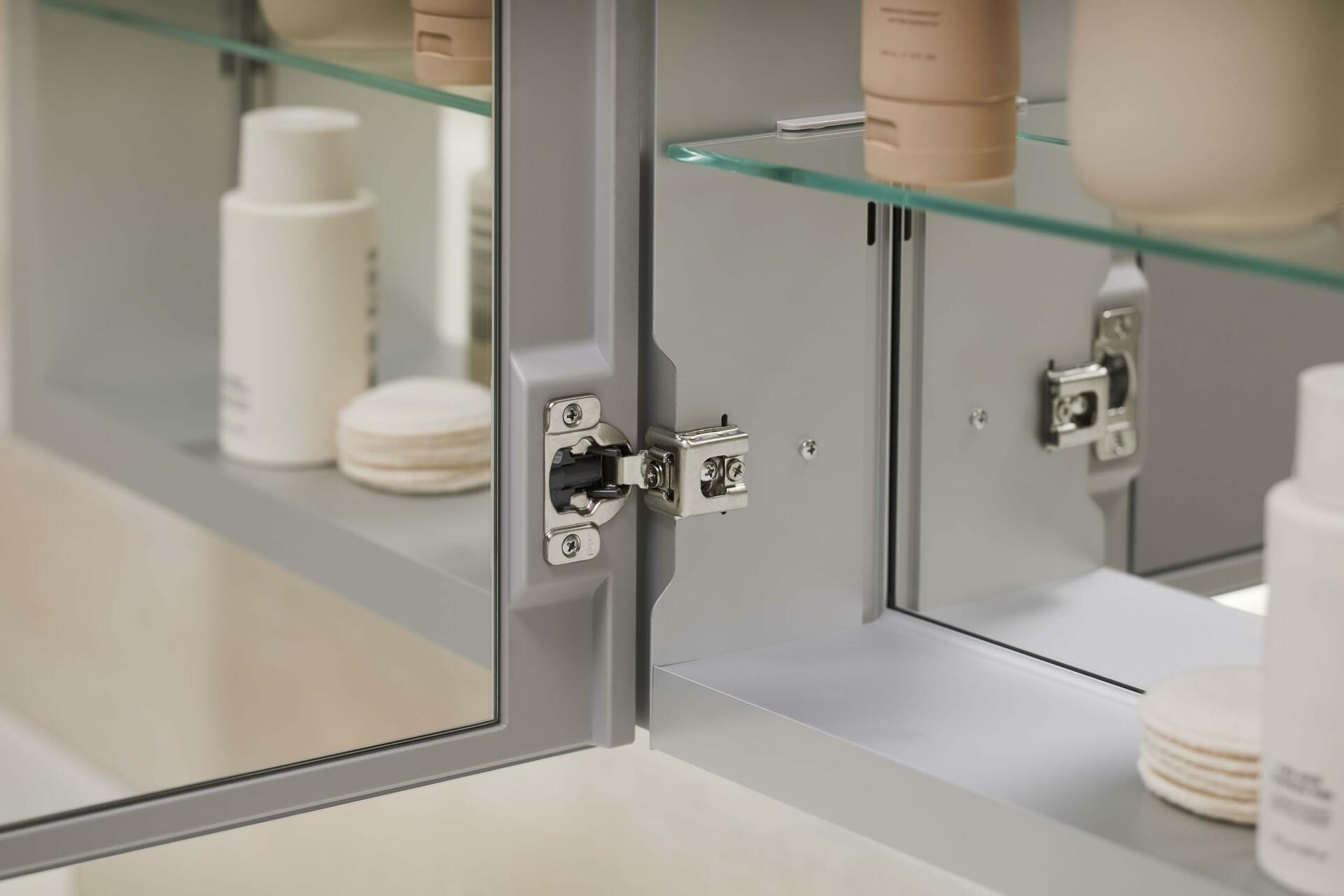 KOHLER Embark Medicine Cabinet, Deep Storage with Adjustable Shelves and Arch Mirrored Door, 20" x 36"