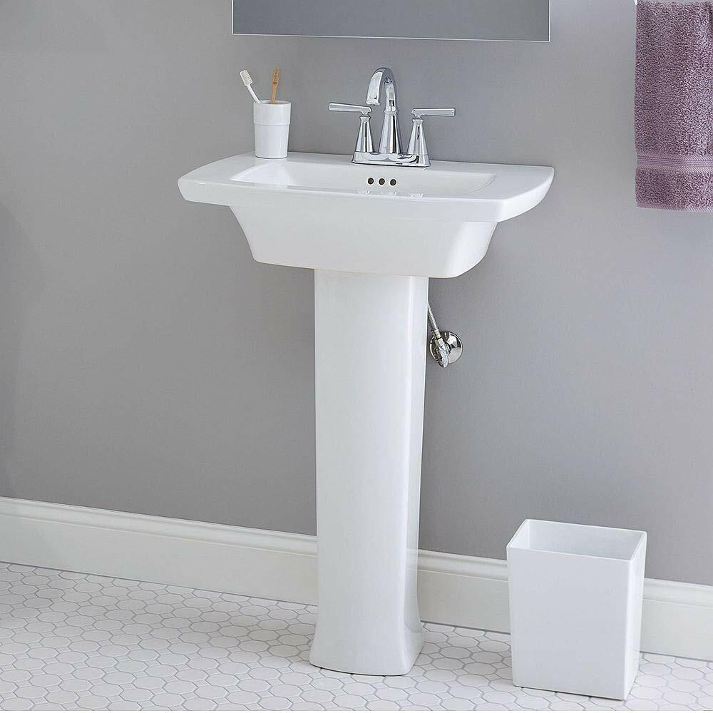 American Standard 39000.02 Edgemere Pedestal Leg, Universal, White
