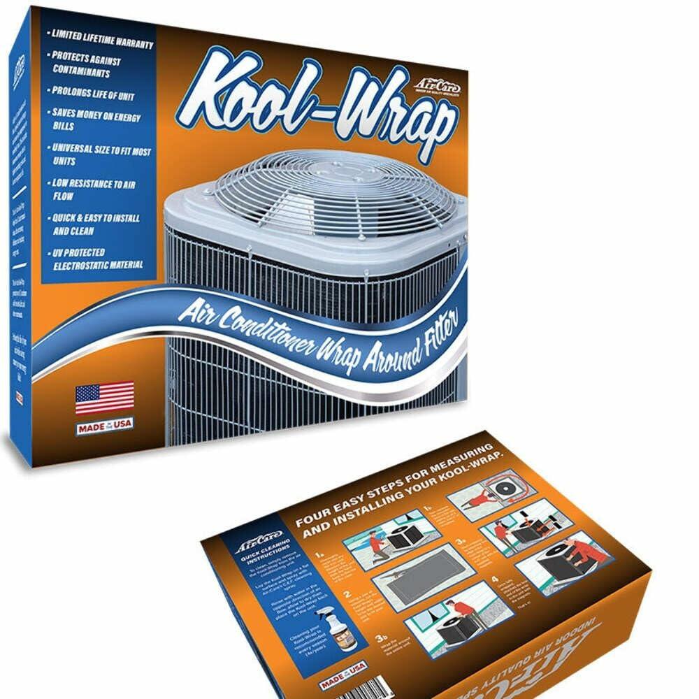 Kool Wrap Air Conditioner Condenser Filter | Keep your unit free of debris