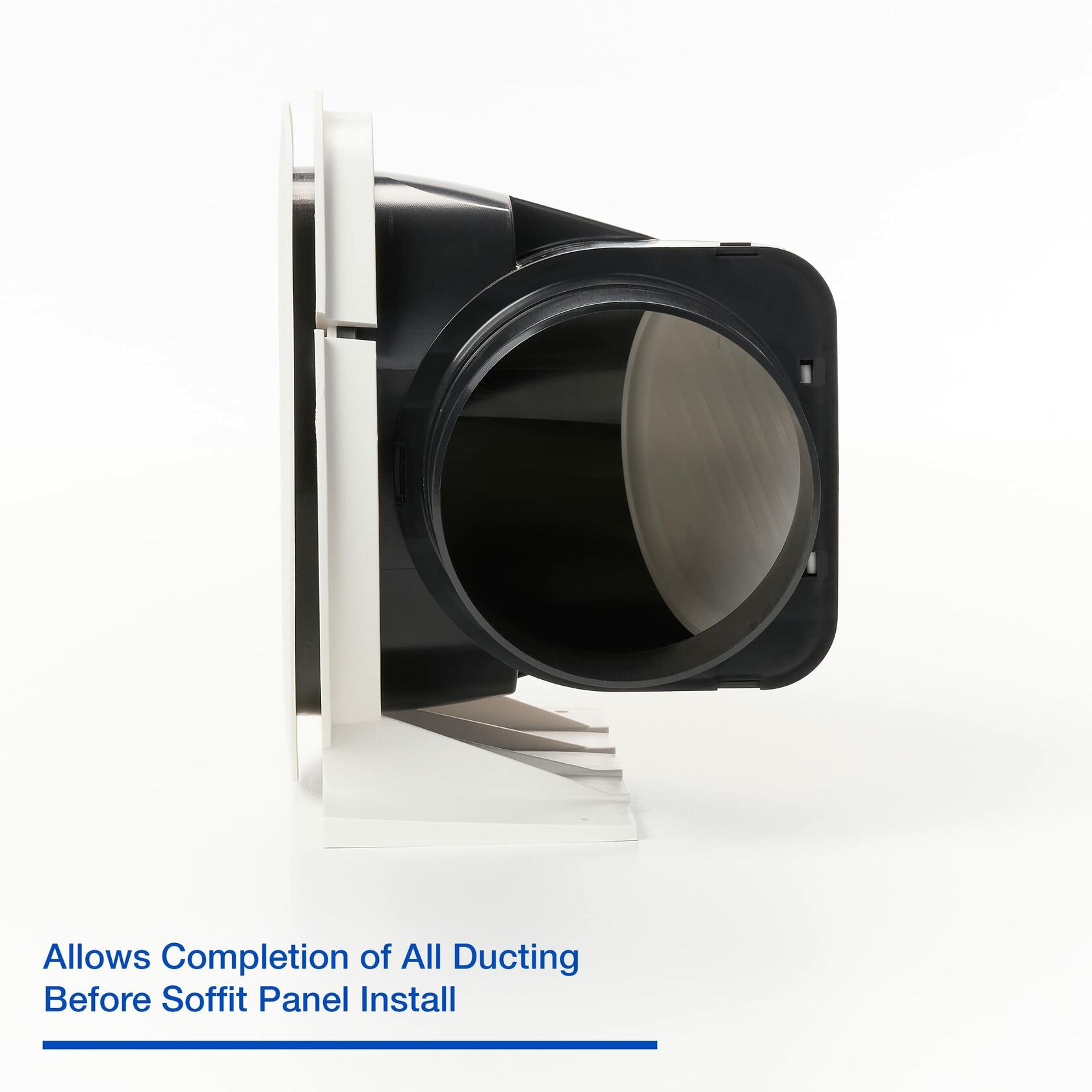 Panasonic EZSoffit Vent with Soffit Termination System for Optimized Airflow, EZSV14