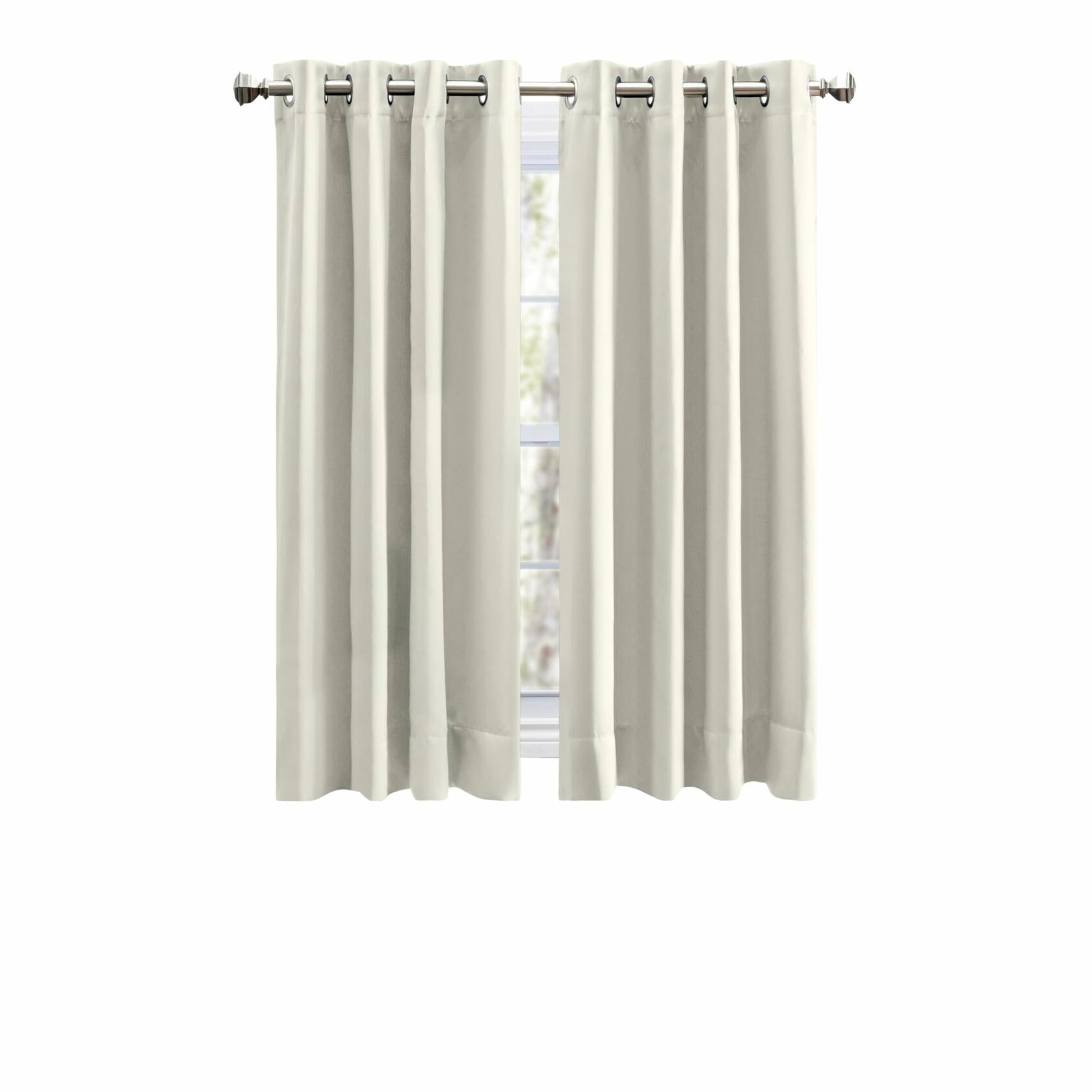 Ricardo Ultimate Blackout Grommet Panel with Wand, 56" W x 36" L, Ivory