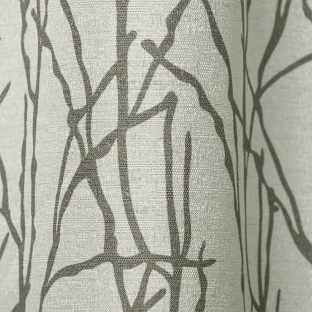 Exclusive Home Curtains - EH8271-02 2-63G Branches Linen Blend Window Curtain Panel Pair with Grommet Top, 54x63, Natural, 2 Piece