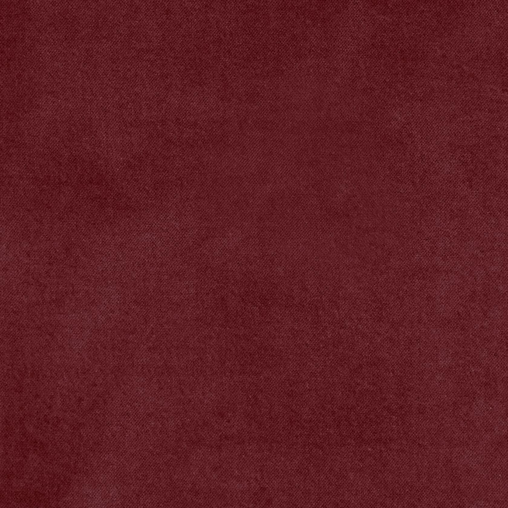 Eclipse Luxury Cotton Velvet 100% Blackout Rod Pocket Back Tab 96" x 50" Curtain Window Panel in Port
