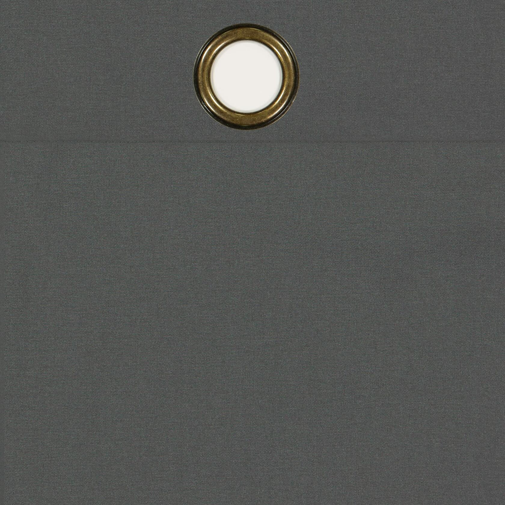 ECLIPSE Microfiber Modern Blackout Thermal Grommet Window Curtain for Bedroom, 42" x 84", Smoke, 1 Panel
