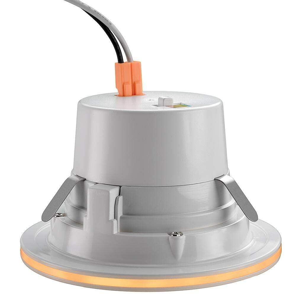 Commercial Electric 4 in. Selectable Integrated LED Recessed Trim Can Light with Night Light Feature 5 CCT 625 Lumens 11 Watts Dimmable