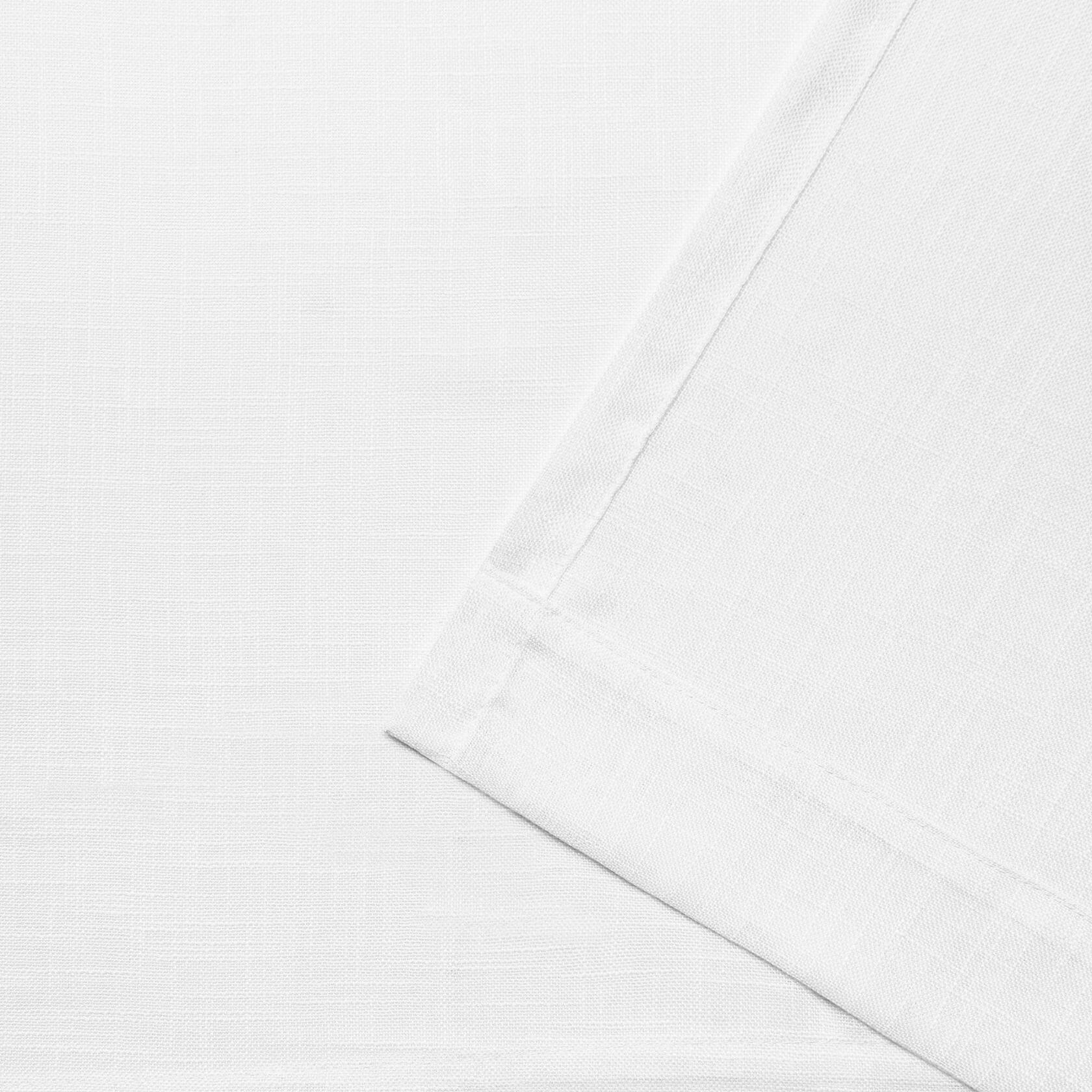 Exclusive Home Curtains Bella Sheer Hidden Tab Top Curtain Panel Pair, 54x108, White