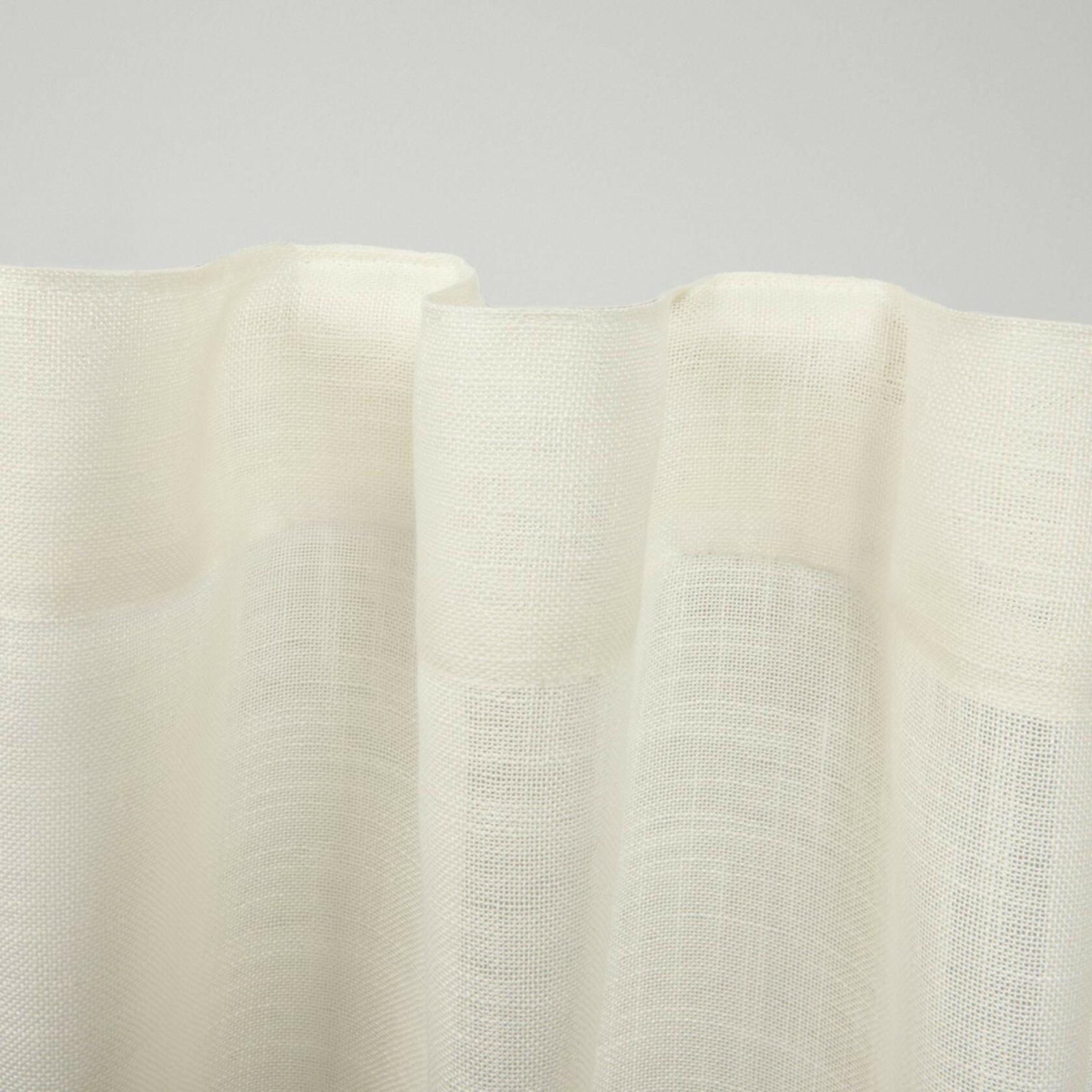 Exclusive Home Curtains EH8275-06-2-84H Bella Sheer Hidden Tab Top Curtain Panel Pair, 54x84, Ivory