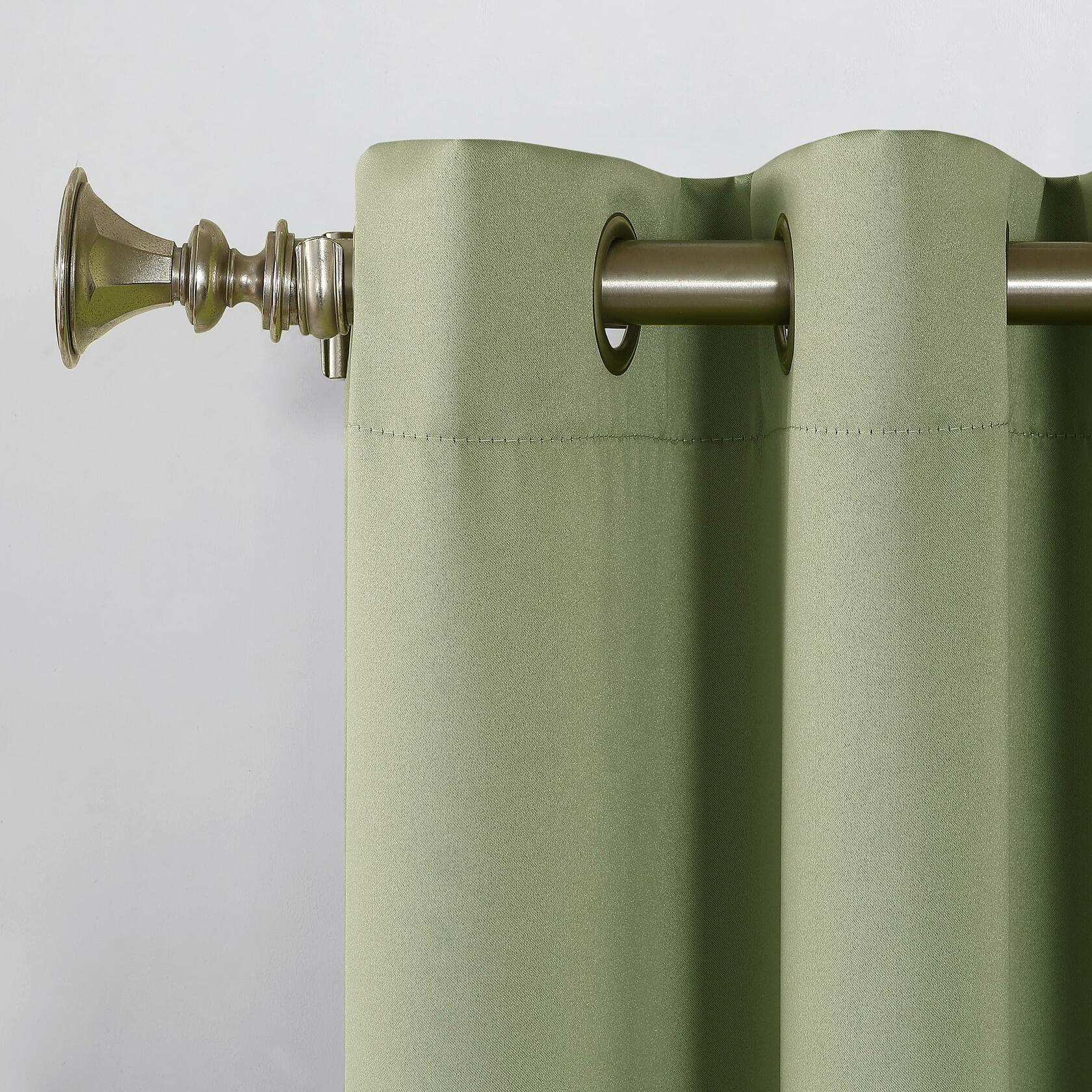 Sun Zero Barrow Energy Efficient Grommet Curtain Single Panel